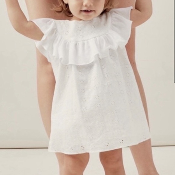 For Love And Lemons Other - Lil Lemons Summer Picnic dress ruffle white eyelet